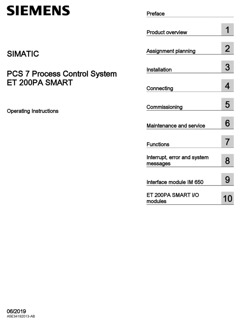 Siemens SIMATIC ET 200PA SMART User manual