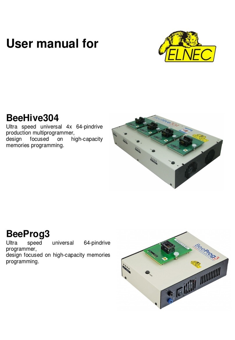 Elnec BeeHive304 User manual Elnec BeeHive304 User manual