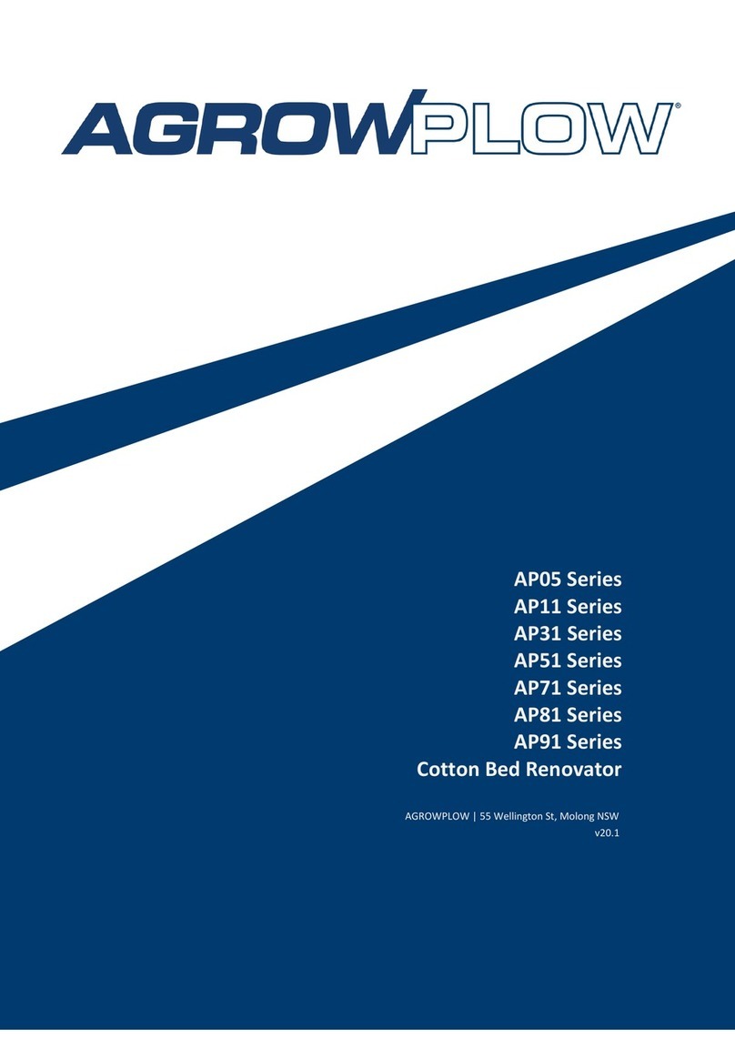 AGROWPLOW AP05 Series owner's manual