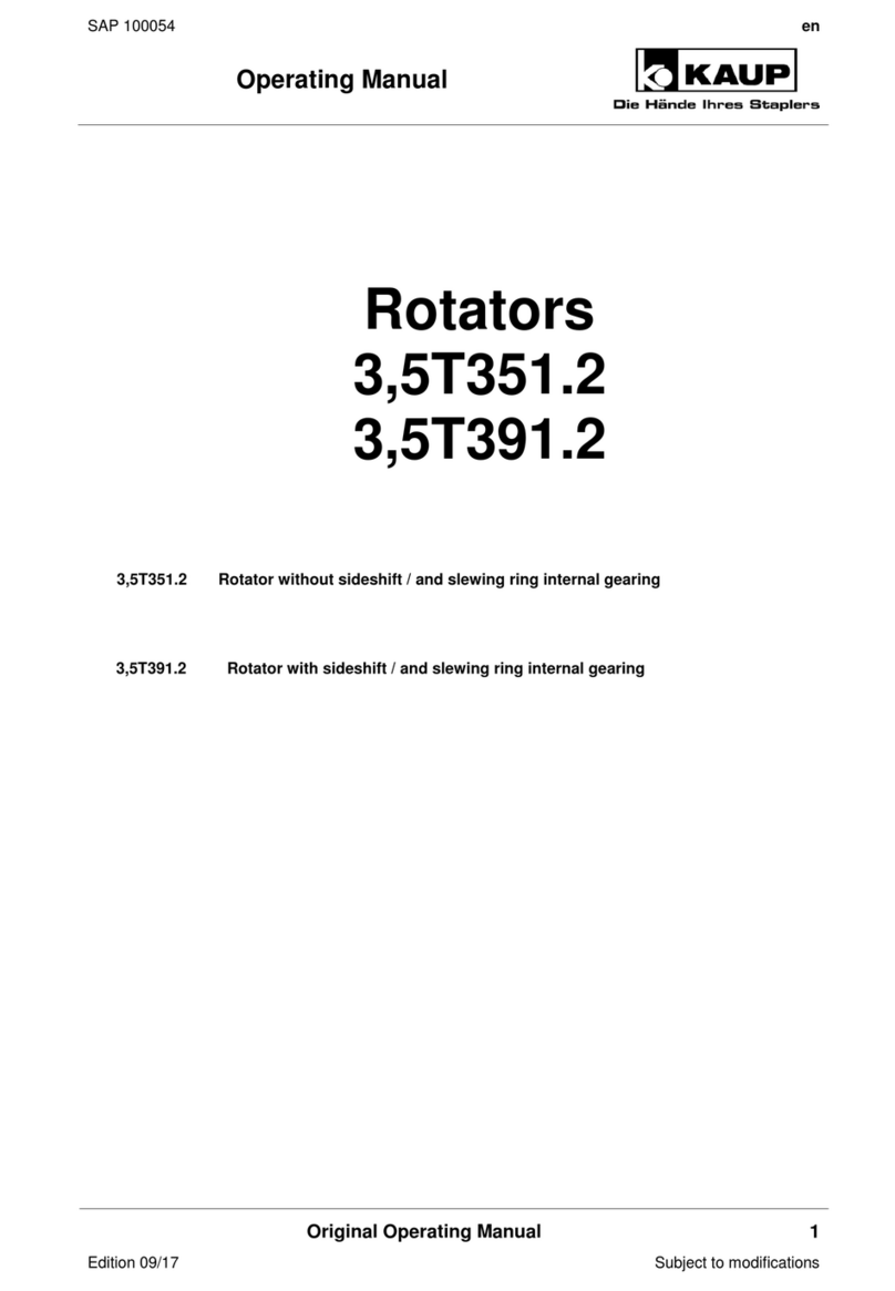 KAUP 3,5T351.2 operating manual