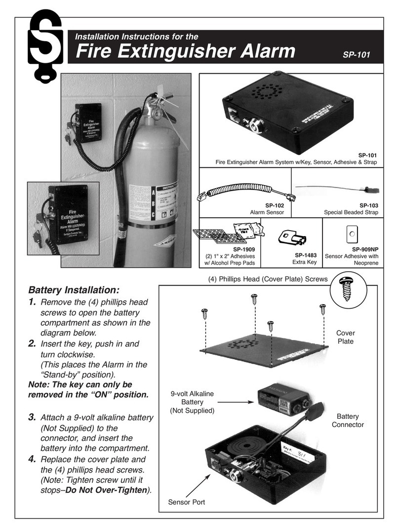 Se-Kure Controls SP-101 installation instructions