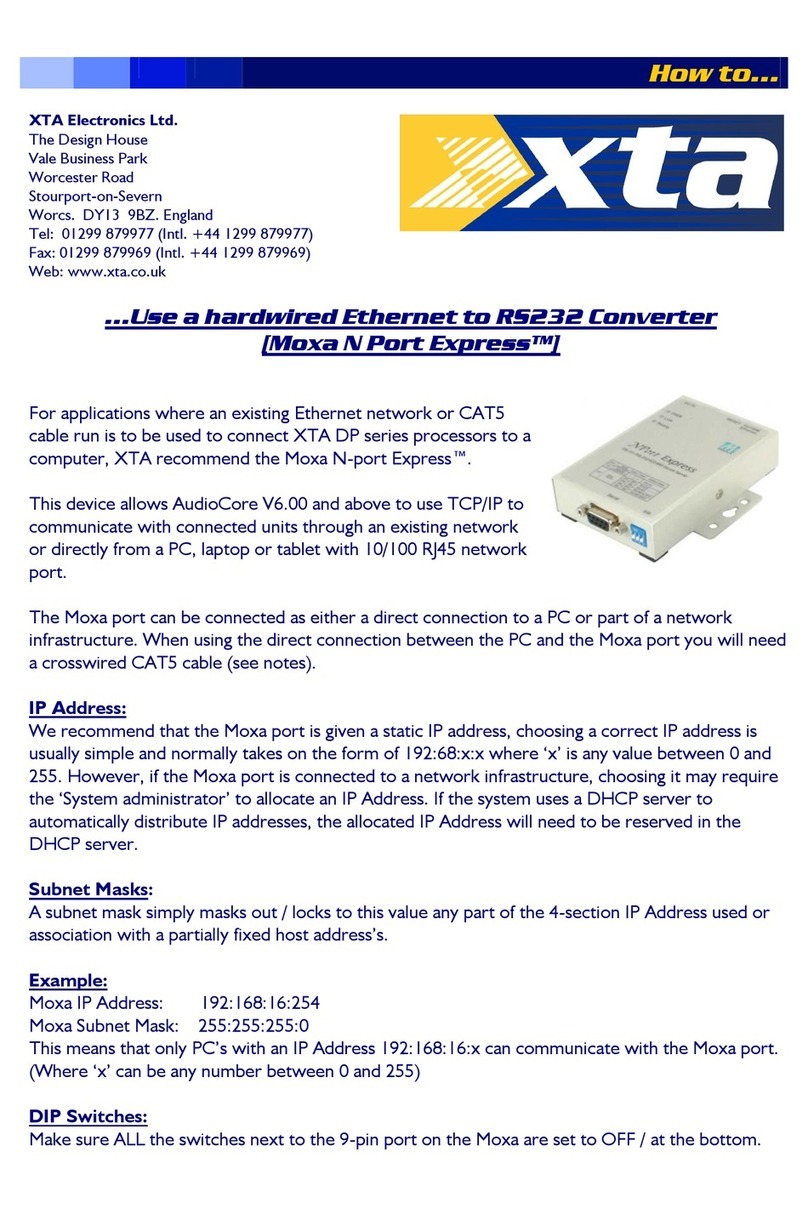 Moxa Technologies N Port Express Installation and user guide Moxa Technologies N Port Express Installation and user guide