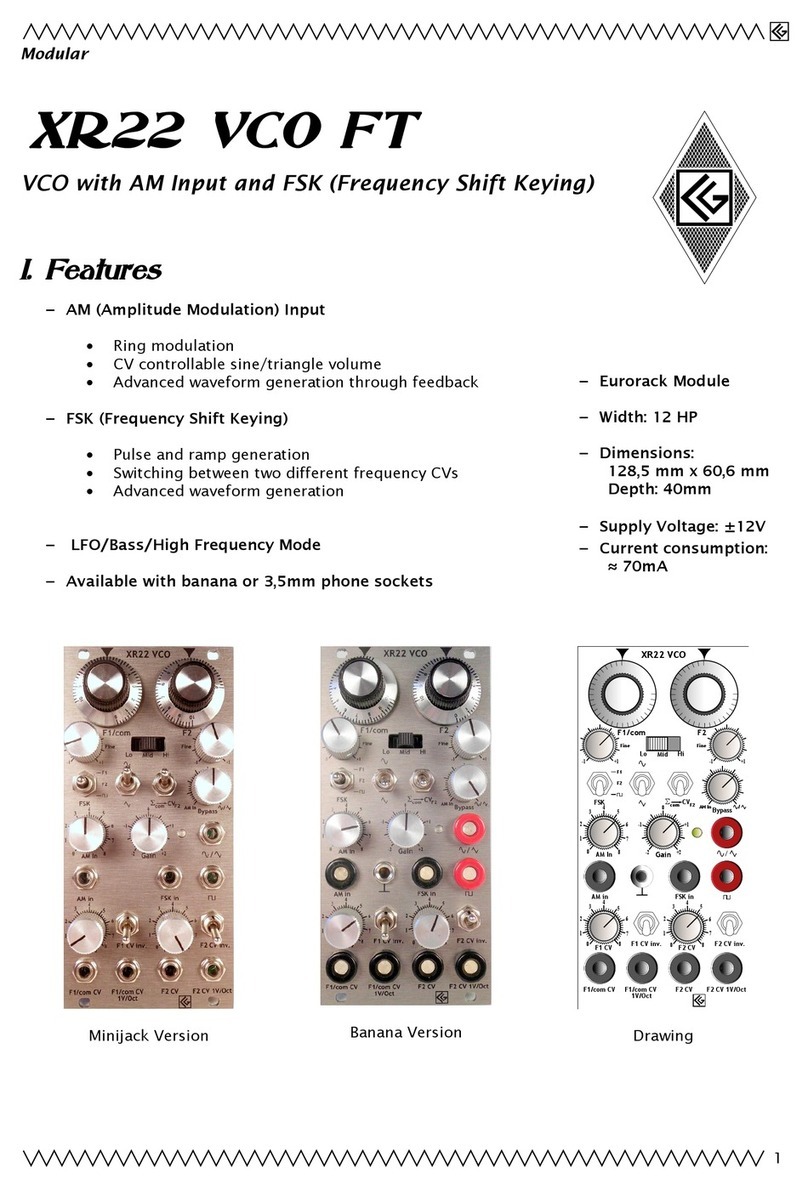 CG XR22 VCO FT manual