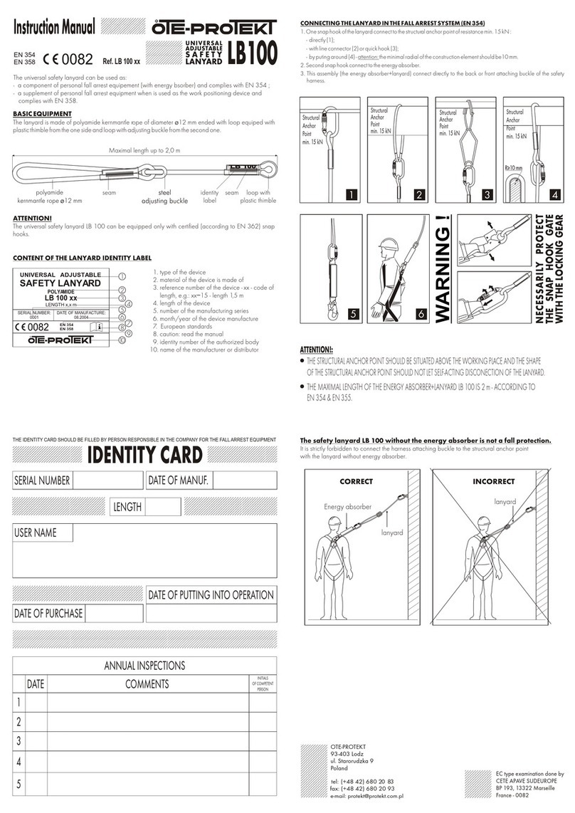 Protekt LB100 User manual