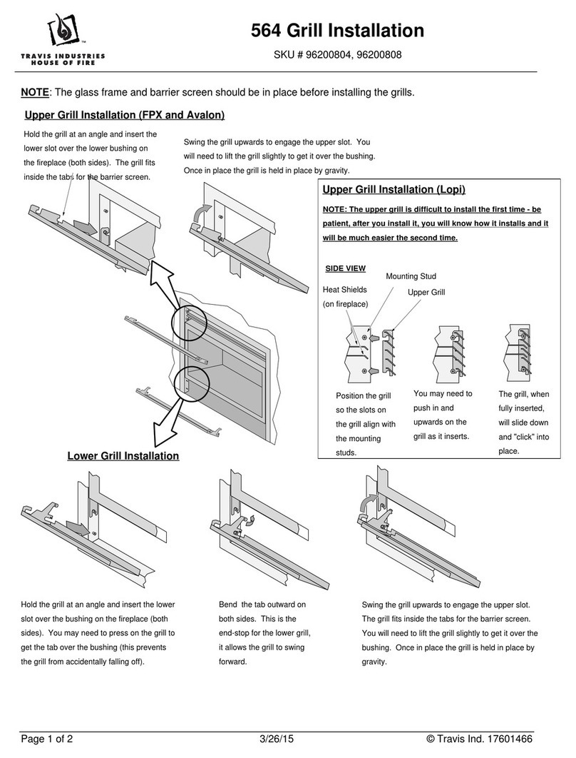 Travis Industries 564 User manual