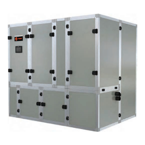 Trane SCWM Series Installation and operating instructions