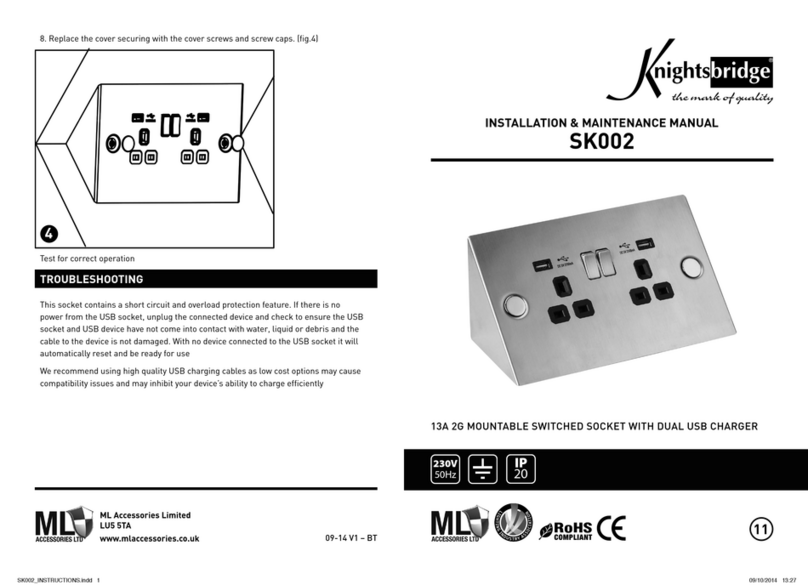 ML Knightsbridge SK002 Instruction Manual
