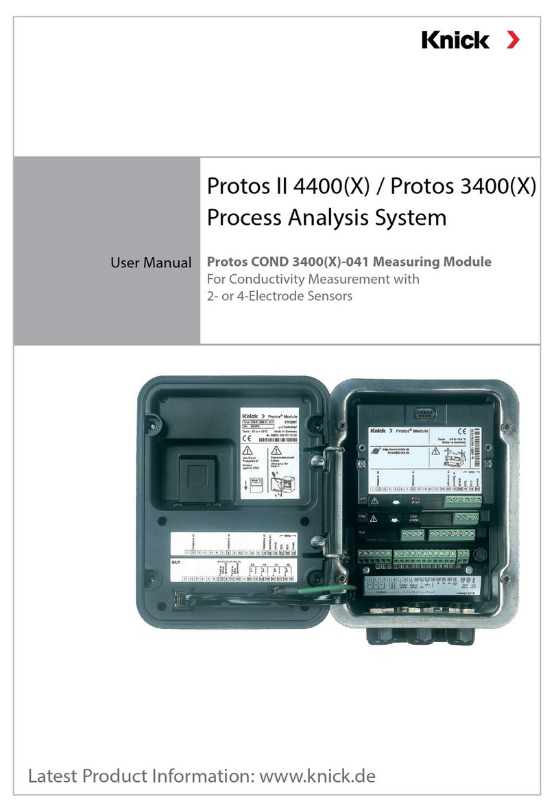 Knick Protos II 4400 user manual