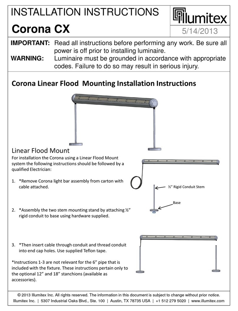 Illumitex Corona CX installation instructions