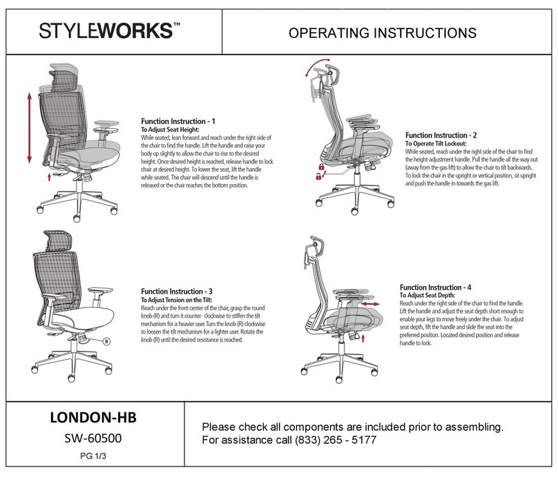 Styleworks LONDON-HB SW-60500 User manual