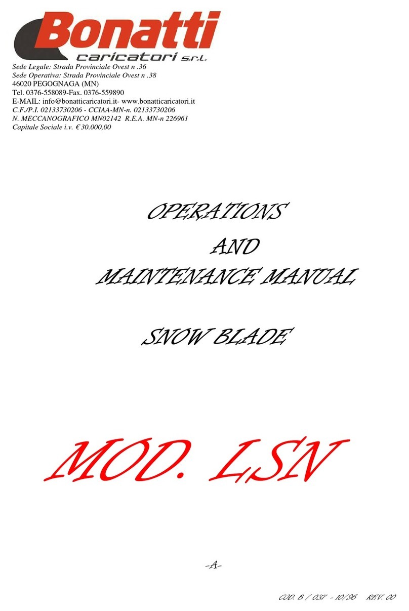 Bonatti LSN Series Operation and maintenance manual
