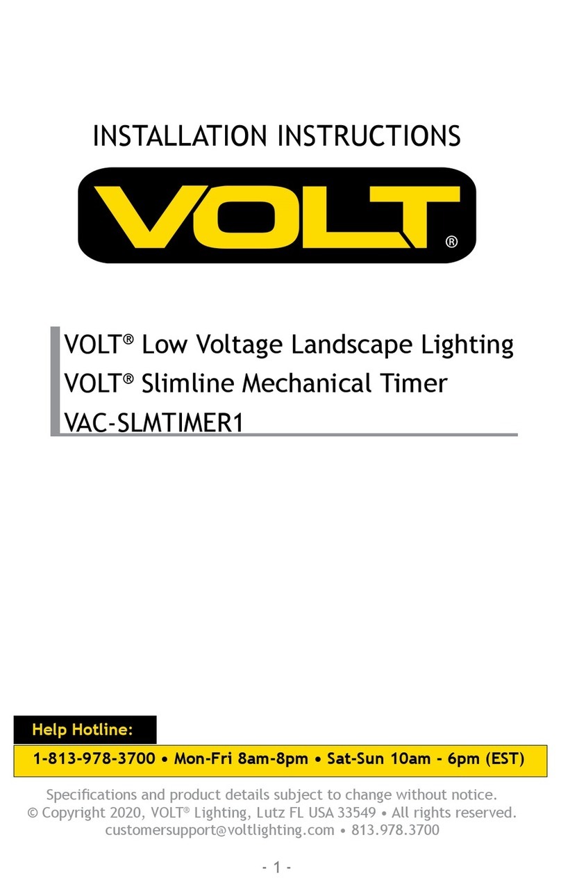 Volt VAC-SLMTIMER1 installation instructions
