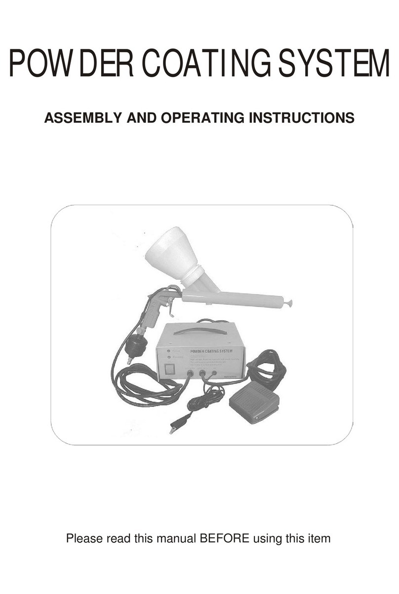 Mac Afric TPOWDR-001 Assembly and operating instructions