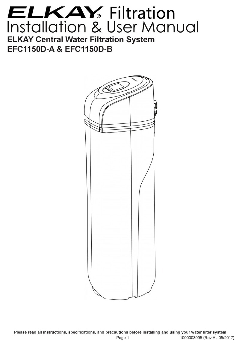 Elkay EFC1150D-A Installation & user manual