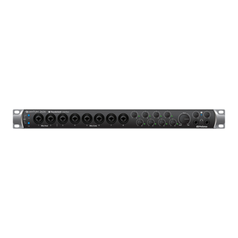 PRESONUS Quantum series owner's manual