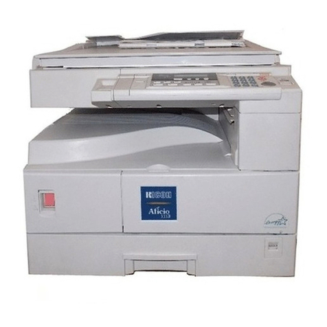 Ricoh Aficio 1113 User manual
