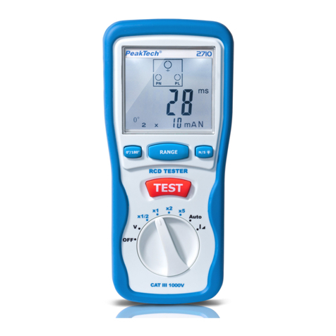 PeakTech 2710 manual