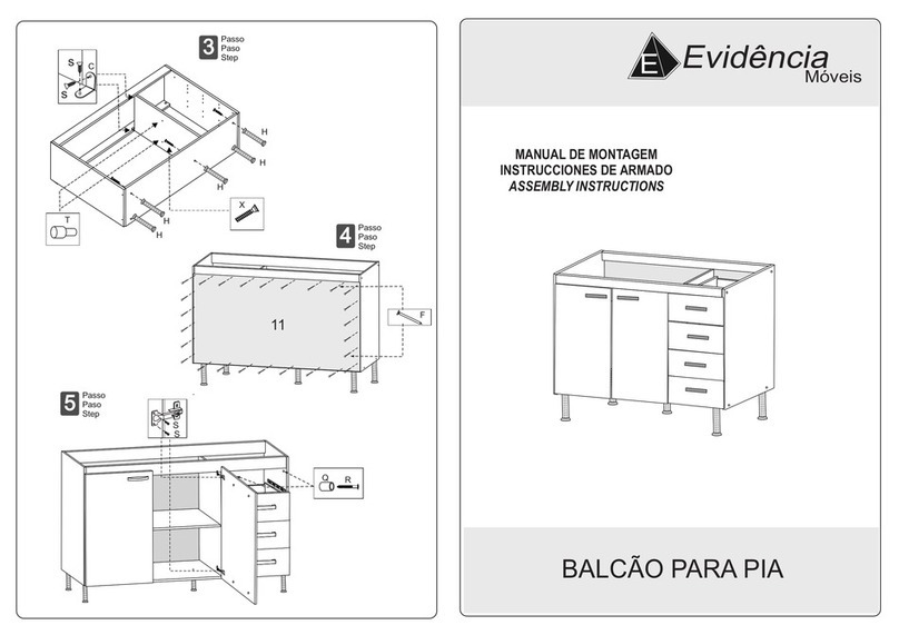 Evidencia Moveis cz601 Assembly lnstructions Evidencia Moveis cz601 Assembly lnstructions