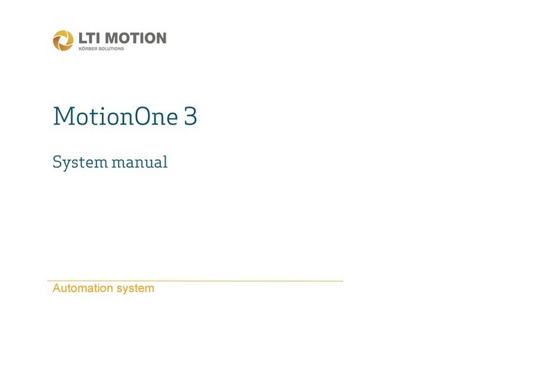 Korber Solutions LTI MOTION MotionOne 3 System manual