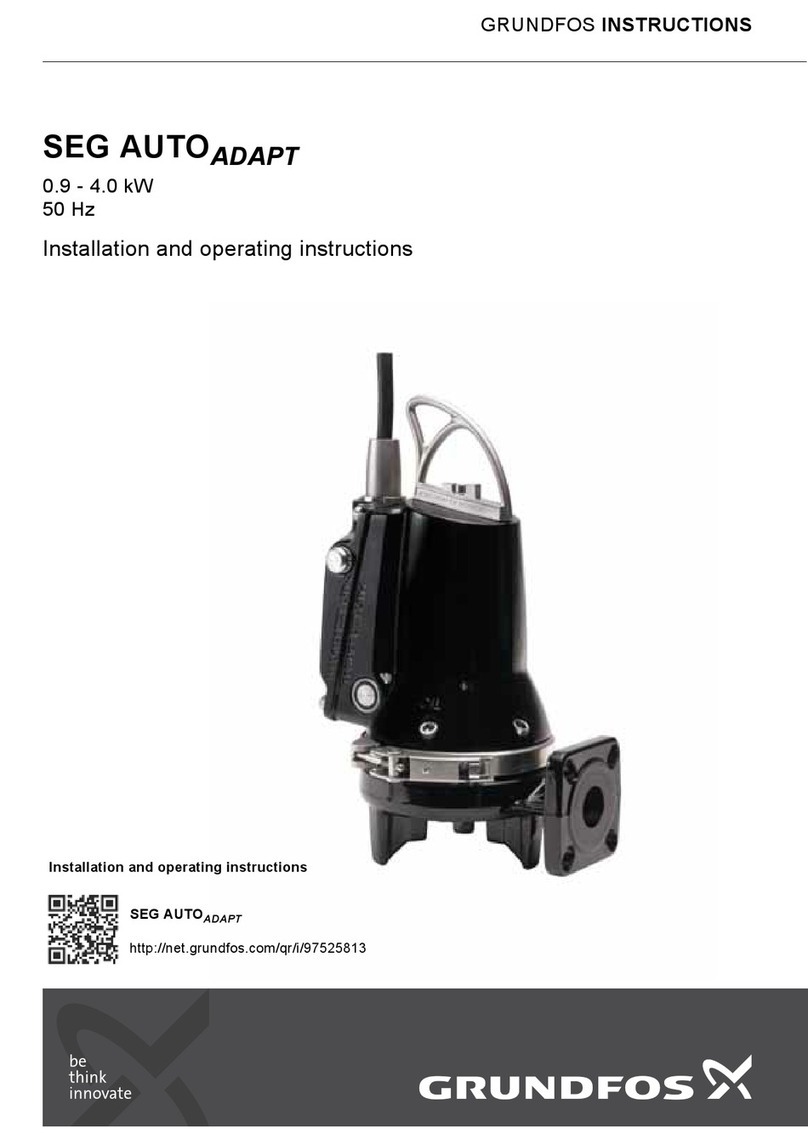 Grundfos seg autoadapt Installation and operating instructions
