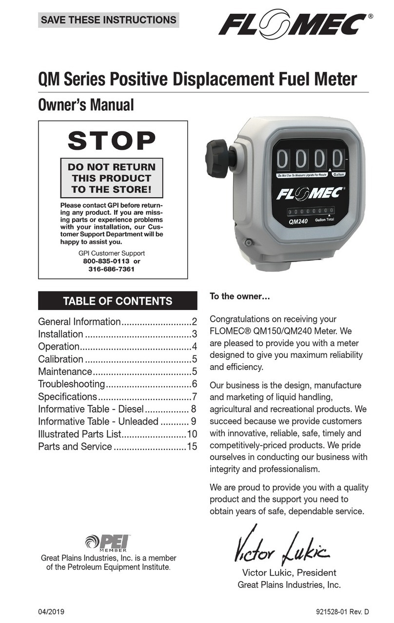GREAT PLAINS QM Series owner's manual