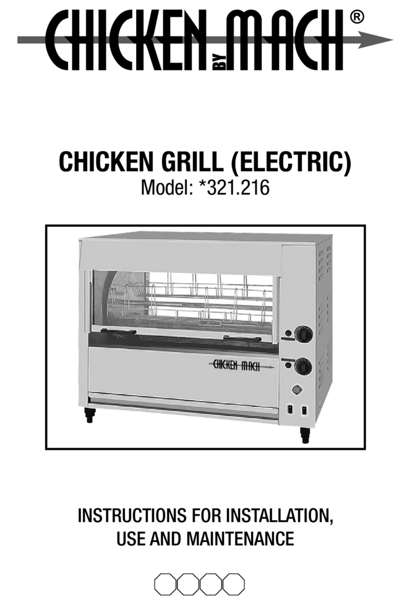 Mach CHICKEN 321.216 Instructions for installation, use and maintenance