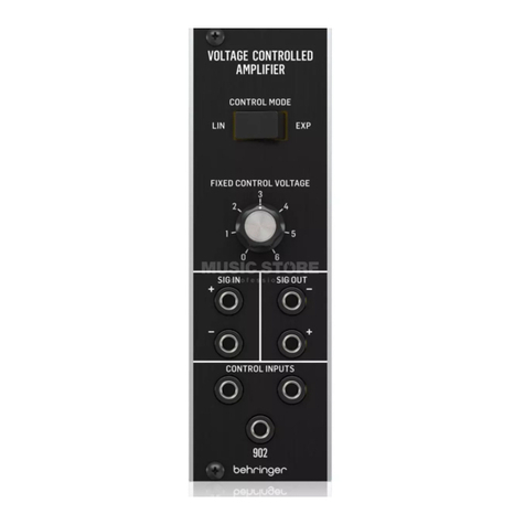 Behringer 902 quick start guide