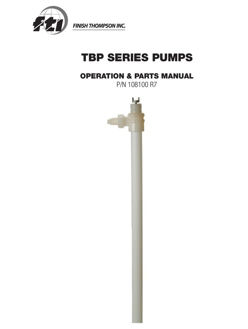 Finish Thompson TBP Series Application guide