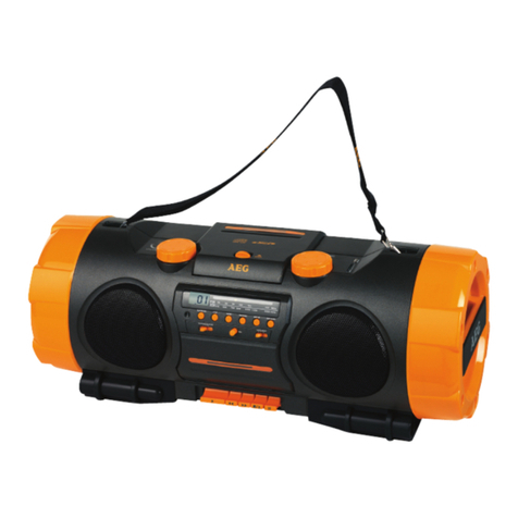 AEG SRP 4332 CD/MP3 User manual
