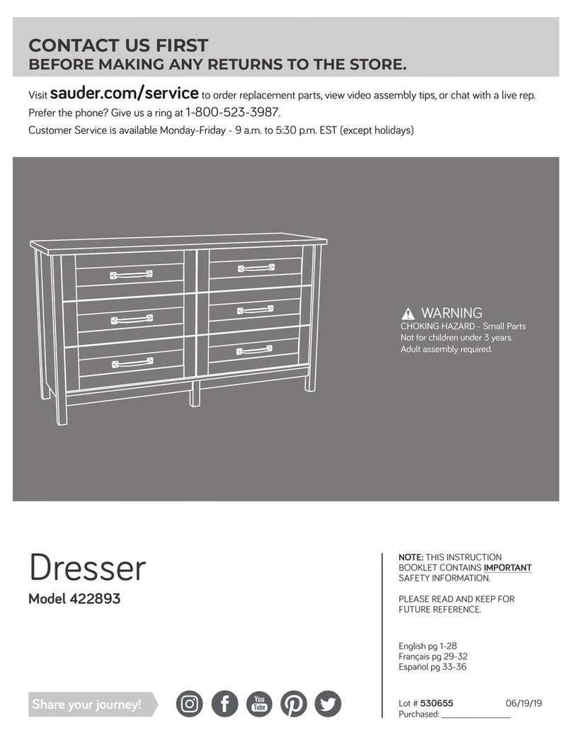 Sauder 422893 User manual