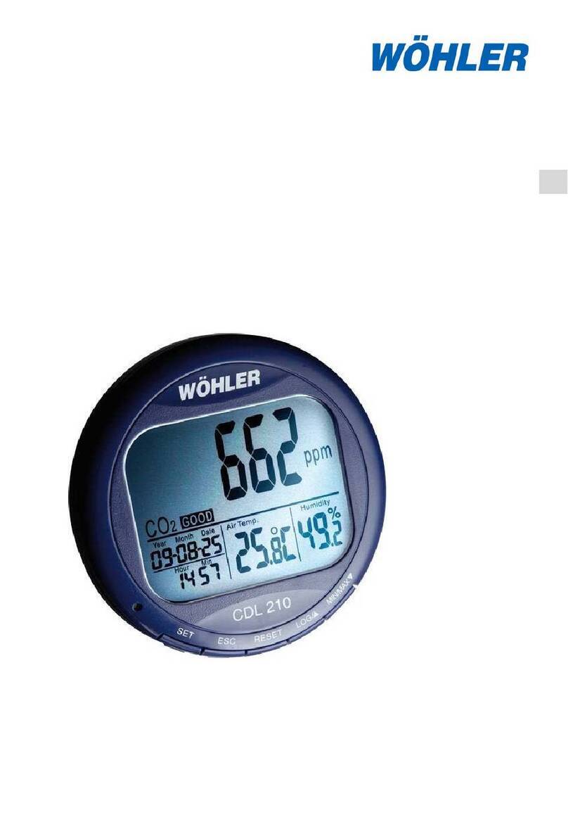 Wohler CDL 210 User manual
