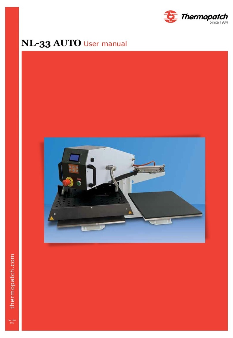 Thermopatch Auto Maxi NL-33 user manual
