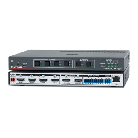 Extron electronics SW HD 4K PLUS Series User manual
