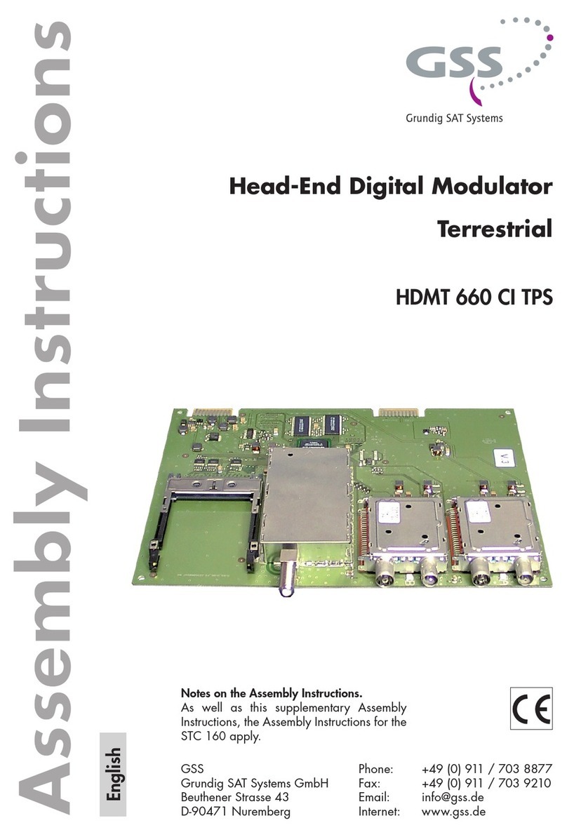 GSS HDMT 660 CI TPS Assembly instructions