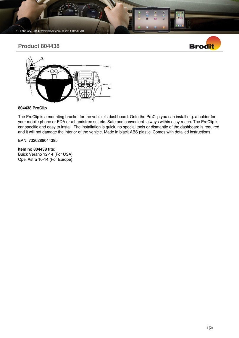 Brodit ProClip 804438 installation instructions