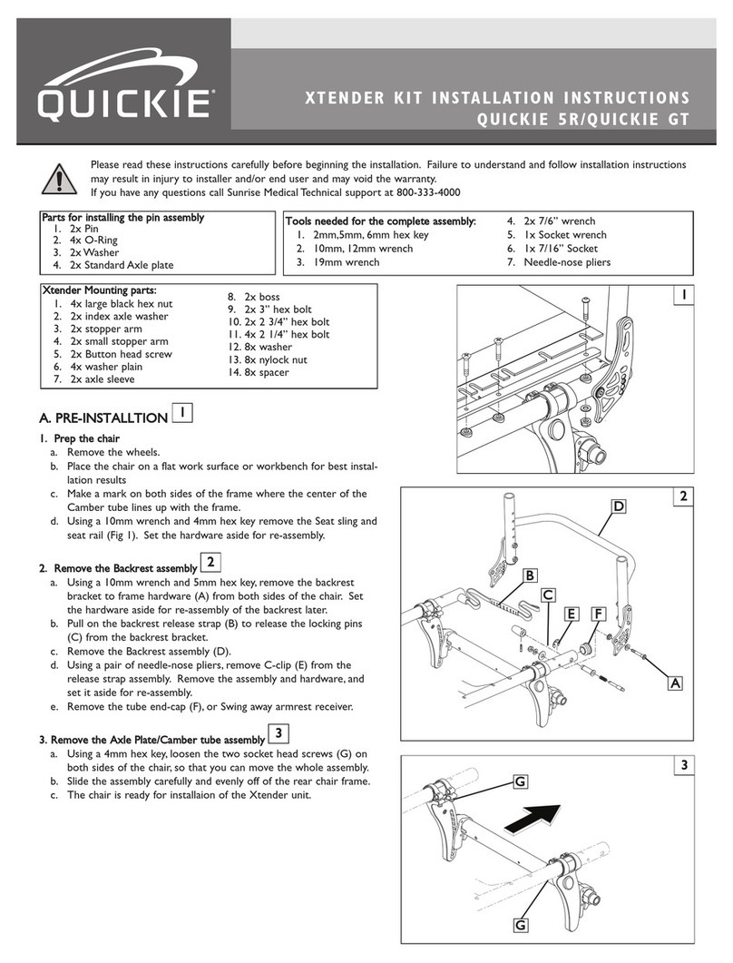 Sunrise Medical Quickie Xtender User manual
