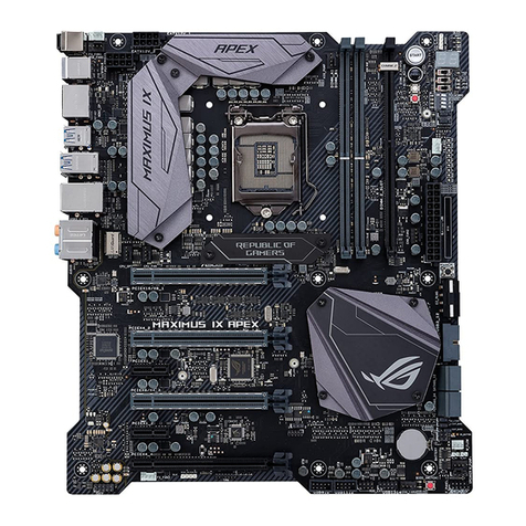 Asus MAXIMUS IX APEX manual
