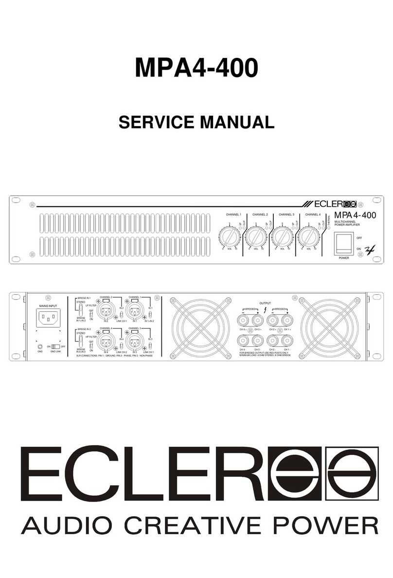 Ecler MPA4-400 Service manual