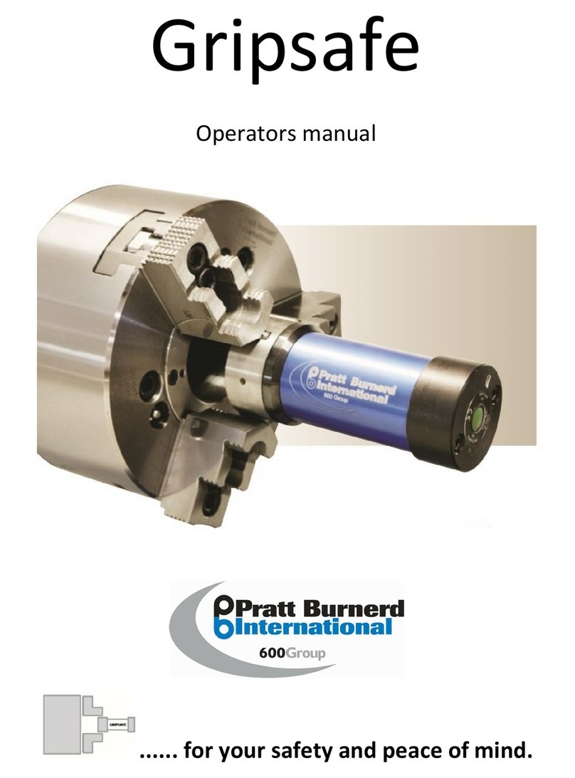 Pratt Burnerd Gripsafe Operator's manual