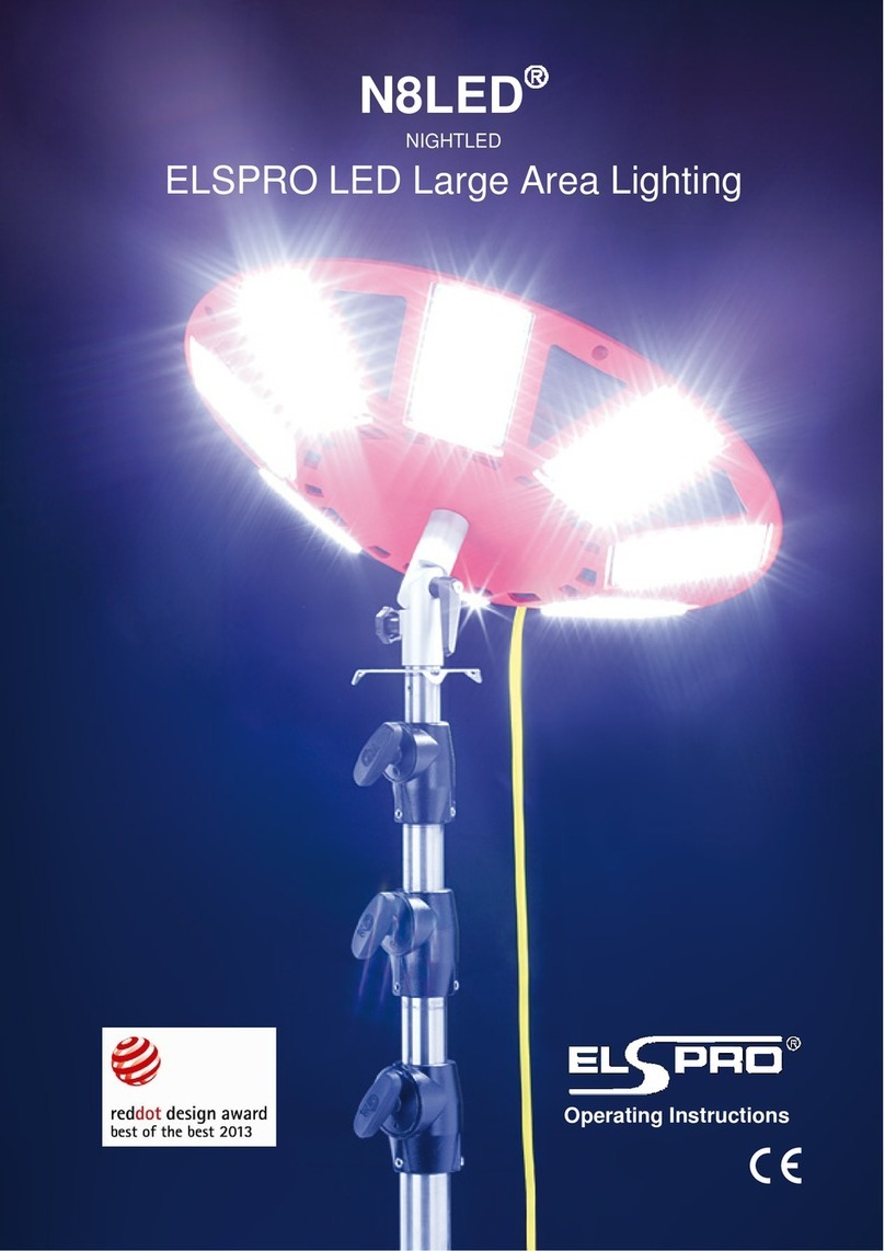 ELSPRO N8LED operating instructions