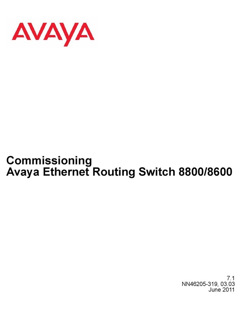 Avaya 8800 Series Commissioning manual