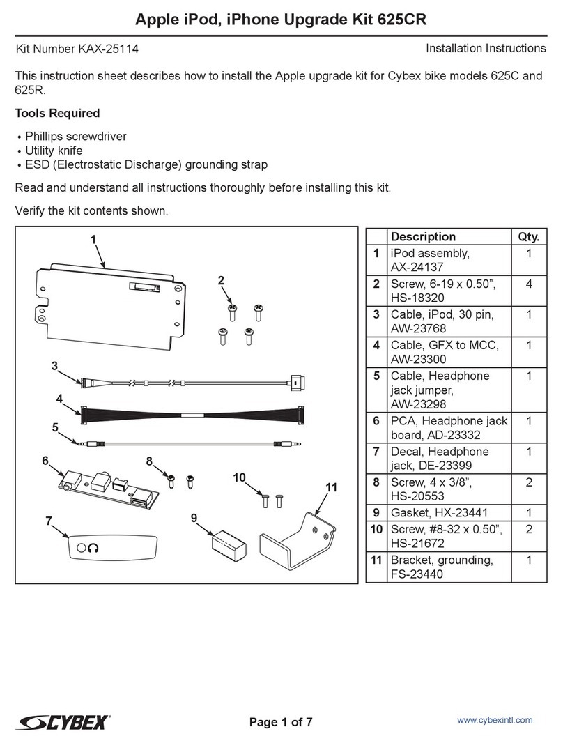 CYBEX KAX-25114 User manual