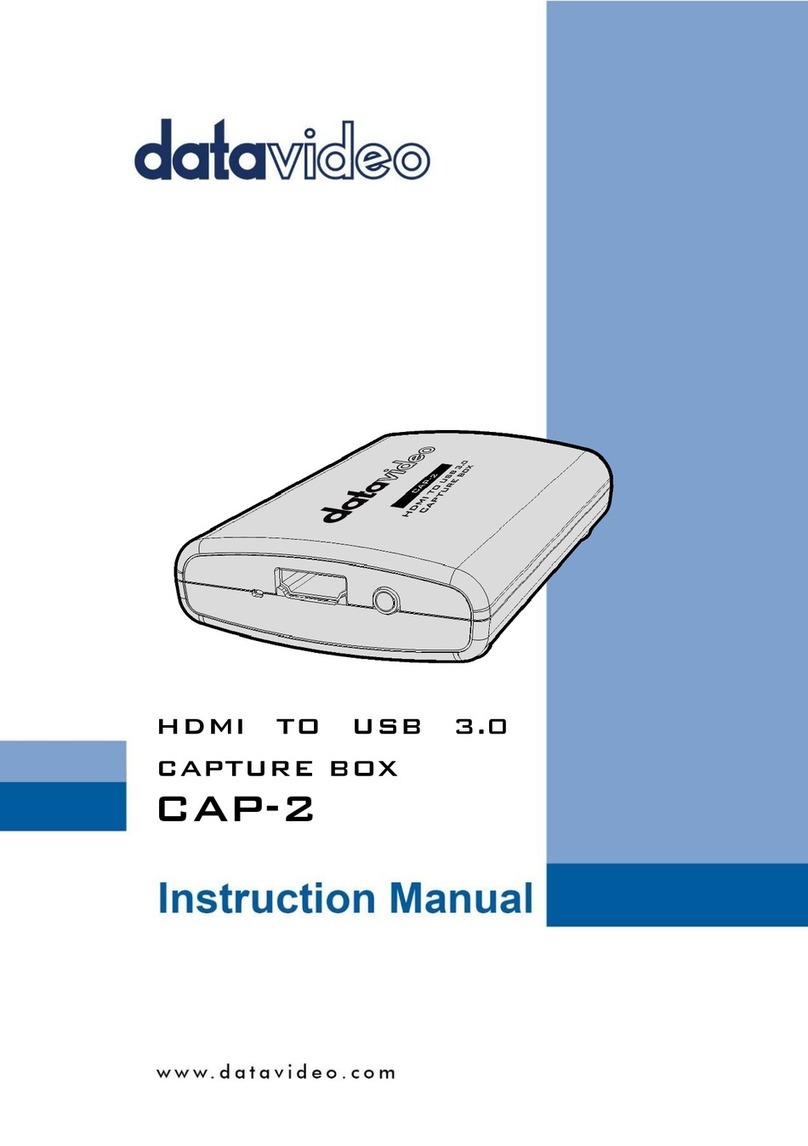 Data Video CAP-2 instruction manual