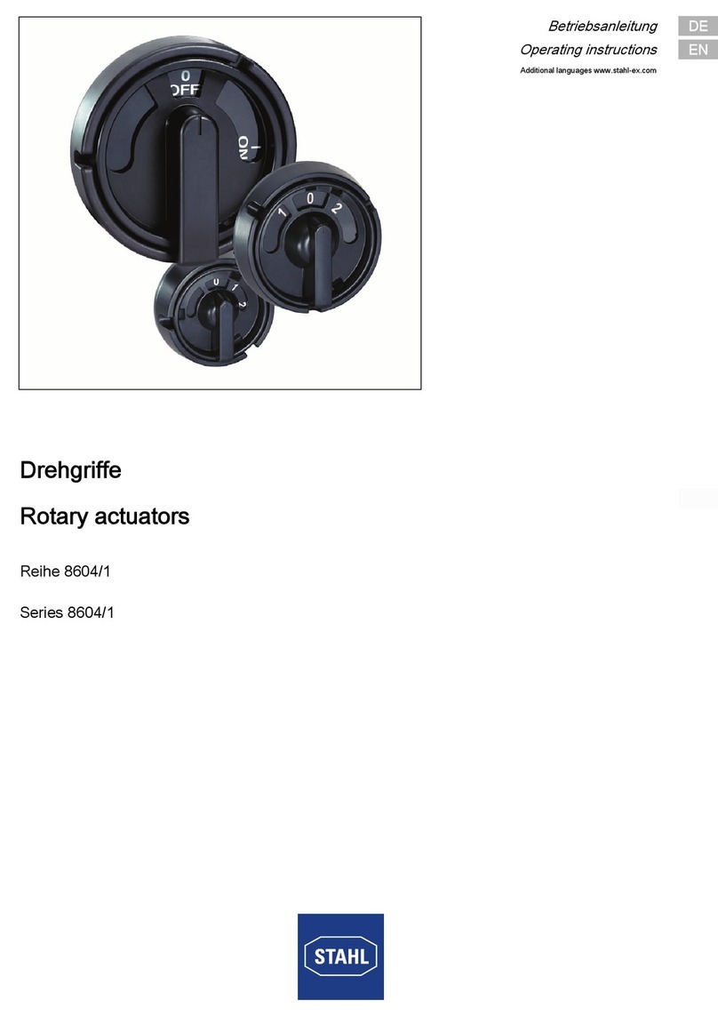 Stahl 8604/1 Series operating instructions
