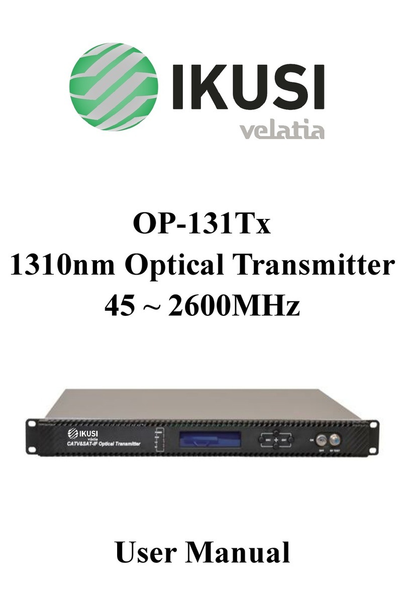 IKUSI OP-131Tx Series user manual