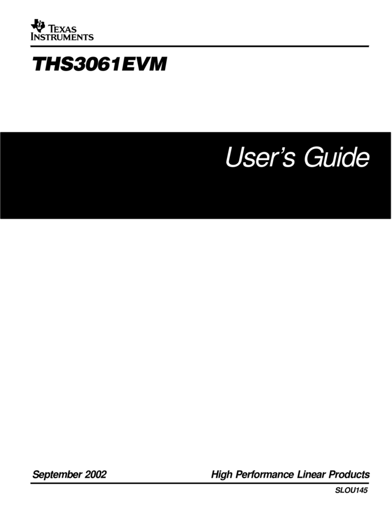 Texas Instruments THS3061EVM user guide
