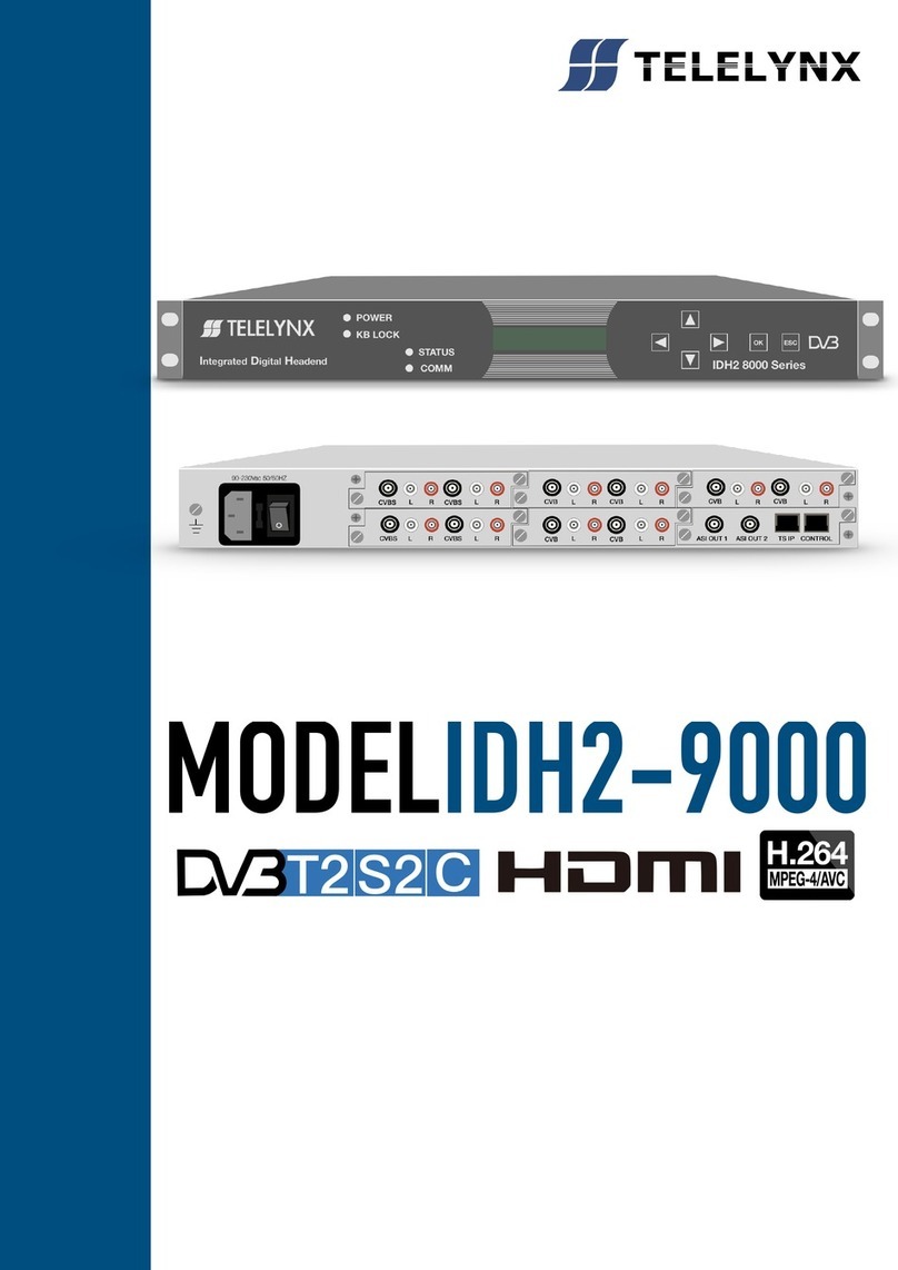 TELELYNX IDH2-9000 manual