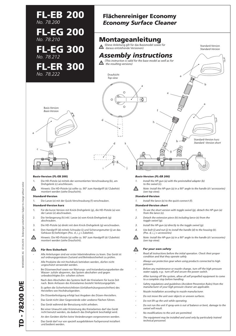 Mosmatic FL-EB 200 Assembly instructions