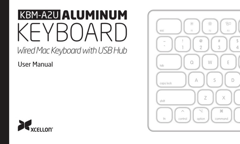Xcellon KBM-A2U user manual