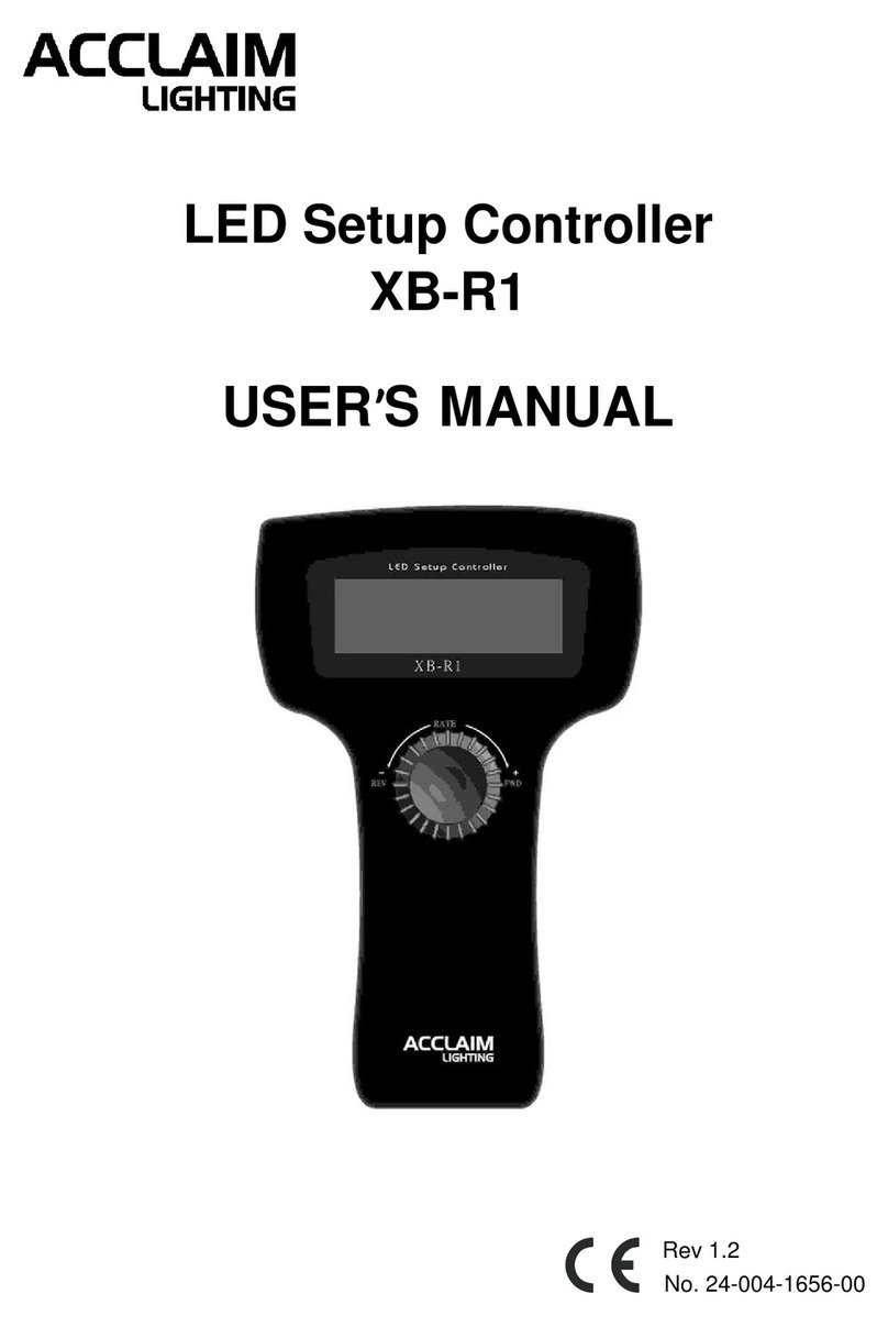 Acclaim Lighting XB-R1 user manual